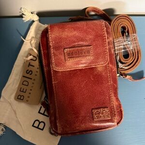 BED|STU Alelike Cherry Lacquer Lux Leather crossbody